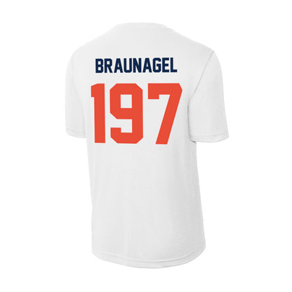 Illinois - NCAA Wrestling : Joey Braunagel - Activewear T-Shirt-1