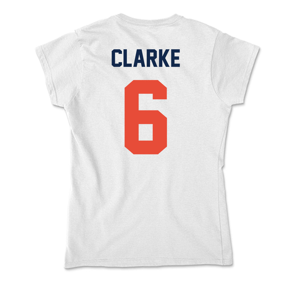 Illinois - NCAA Football : Jaheim Clarke - Soft Style Women’s T-Shirt-1
