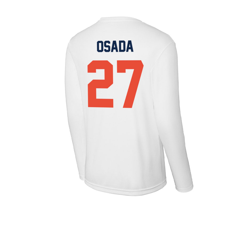 Illinois - NCAA Football : Lucas Osada - Activewear Long Sleeve T-Shirt-1