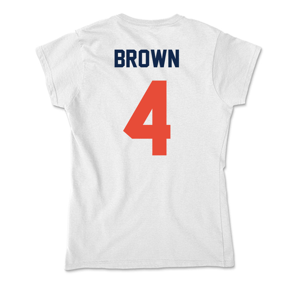 Illinois - NCAA Football : Daniel Brown - Soft Style Women’s T-Shirt-1