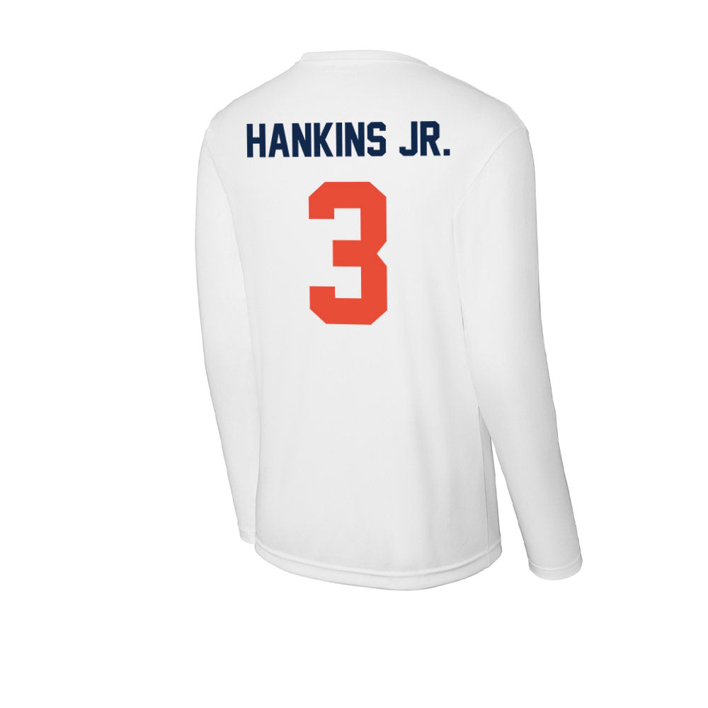 Illinois - NCAA Football : Nick Hankins Jr. - Activewear Long Sleeve T-Shirt-1