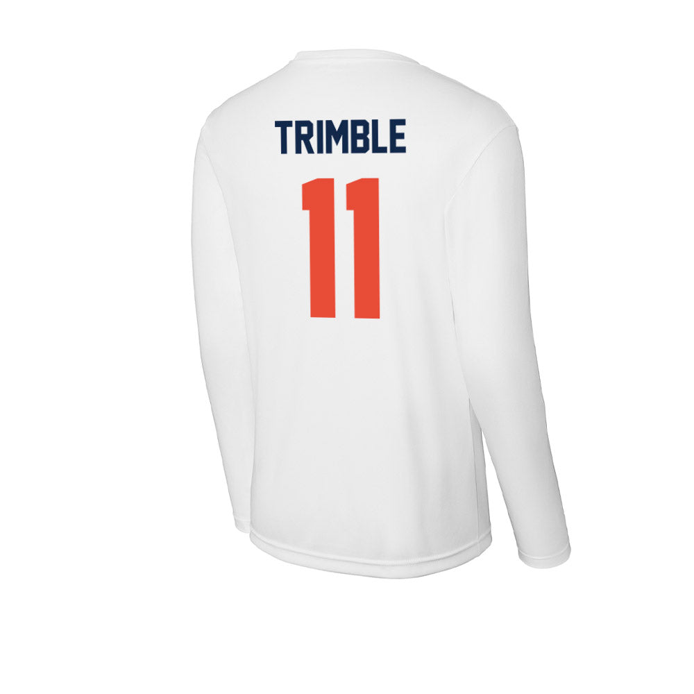 Illinois - NCAA Football : Brayden Trimble - Activewear Long Sleeve T-Shirt-1