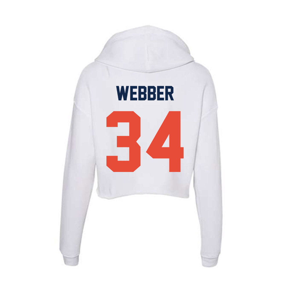 Illinois - NCAA Women's Basketball : Maddie Webber - Women's Crop Fleece Hoodie-1