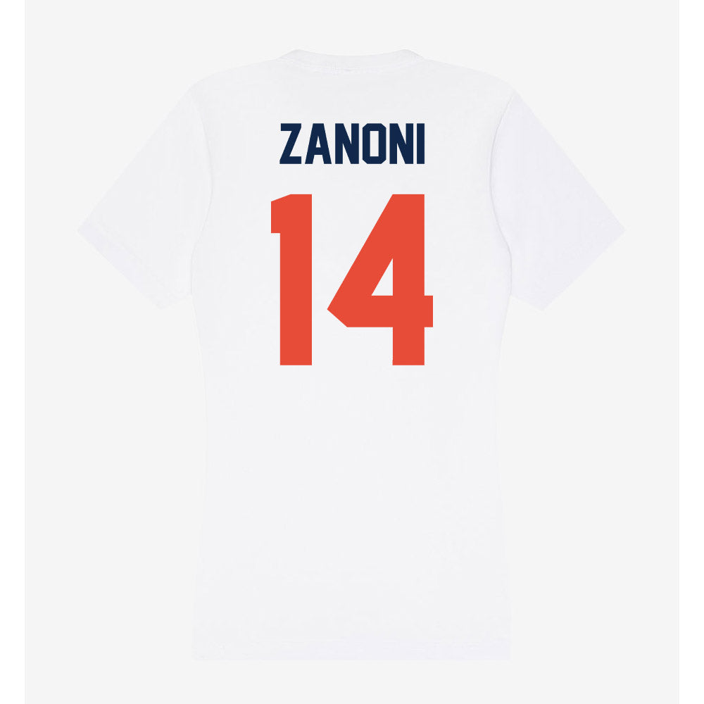 Illinois - NCAA Women's Soccer : Bella Zanoni - Women's V-Neck T-Shirt-1