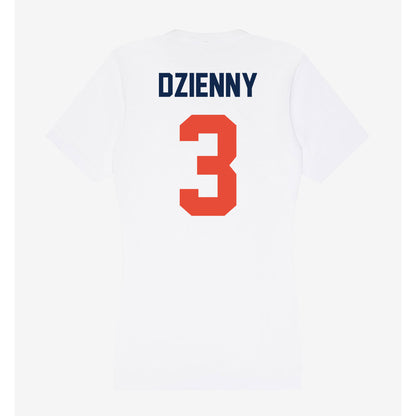 Illinois - NCAA Women's Volleyball : Devin Dzienny - Women's V-Neck T-Shirt-1