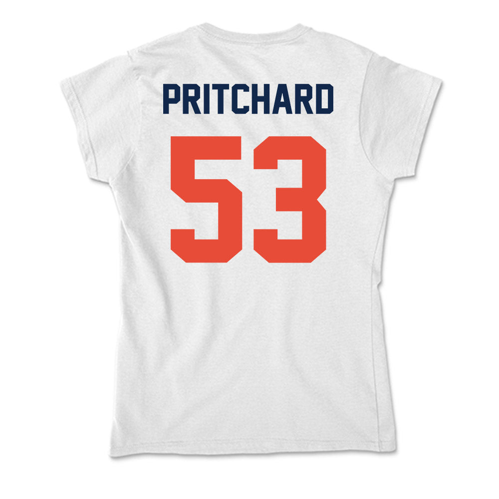 Illinois - NCAA Football : Kai Pritchard - Soft Style Women’s T-Shirt-1