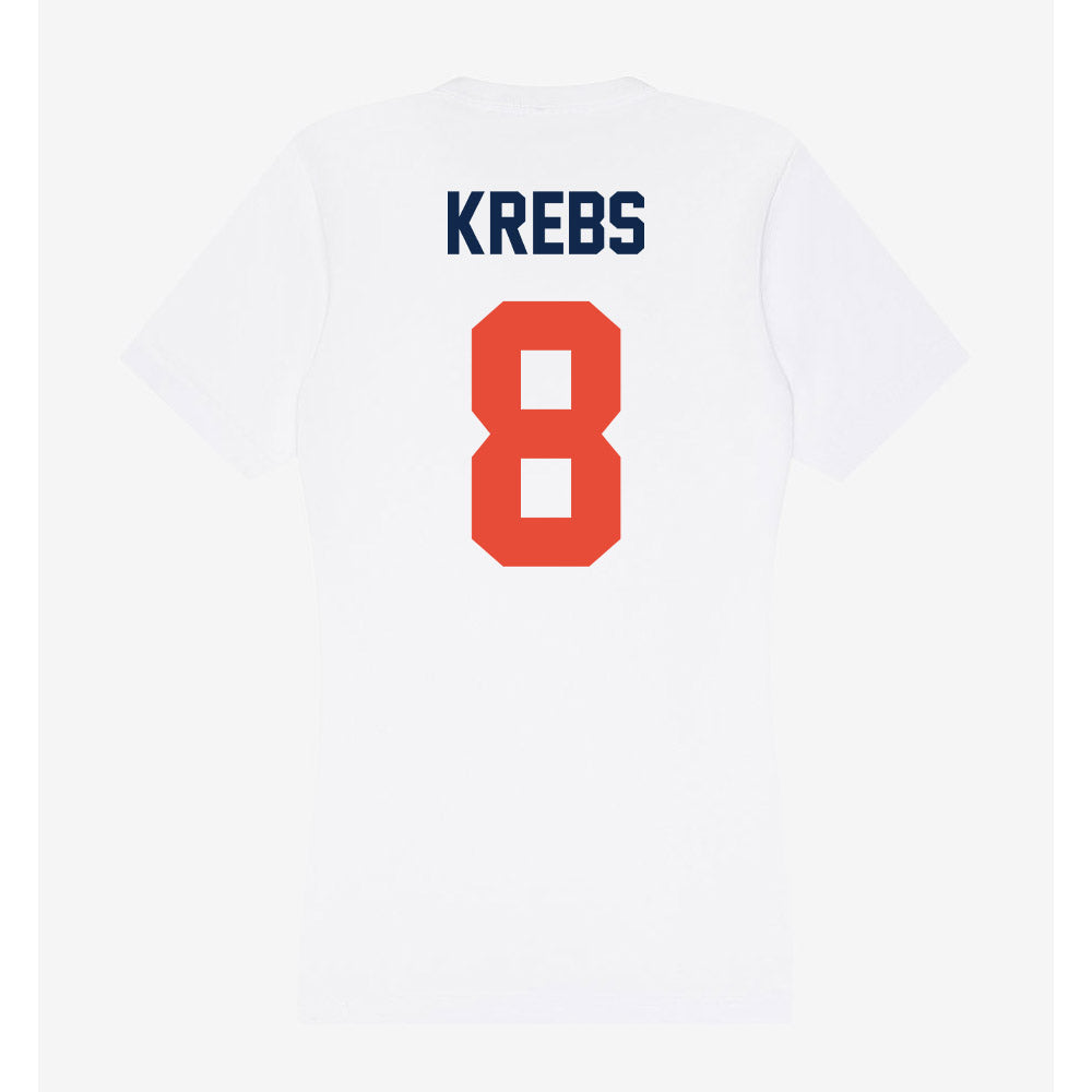 Illinois - NCAA Baseball : Lucas Krebs - Women's V-Neck T-Shirt-1