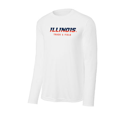 Illinois - NCAA Men's Track & Field : Reece Ihenacho - Activewear Long Sleeve T-Shirt-0