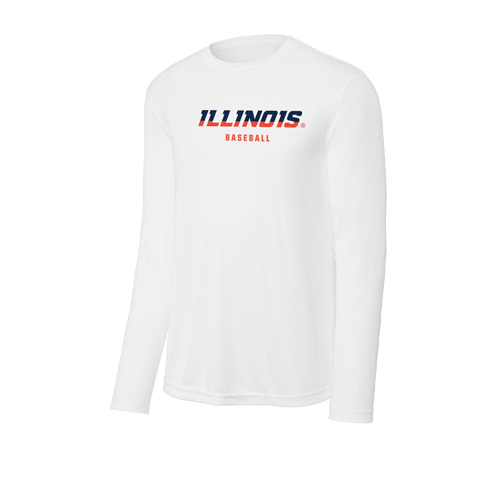Illinois - NCAA Baseball : Samuel Mommer - Activewear Long Sleeve T-Shirt-0