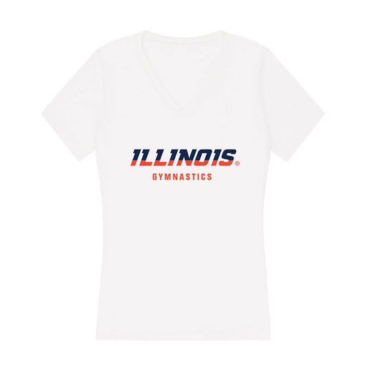 Illinois - NCAA Women's Gymnastics : Tali Joelson - Women's V-Neck T-Shirt-0