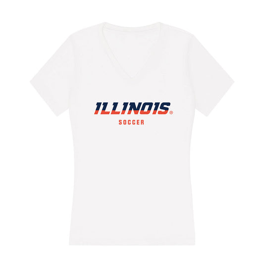 Illinois - NCAA Women's Soccer : Hedda Ornberg - Women's V-Neck T-Shirt-0