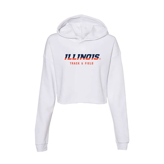 Illinois - NCAA Women's Track & Field : Sarah Smith - Women's Crop Fleece Hoodie-0