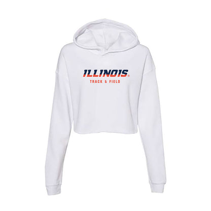 Illinois - NCAA Women's Track & Field : Katharina Graman - Women's Crop Fleece Hoodie-0