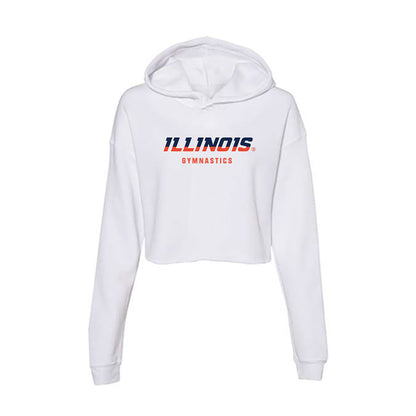 Illinois - NCAA Women's Gymnastics : Sydney Enriquez - Women's Crop Fleece Hoodie-0