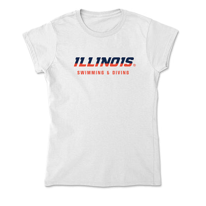 Illinois - NCAA Women's Swimming & Diving : Audrey Cavaliere - Soft Style Women’s T-Shirt-0