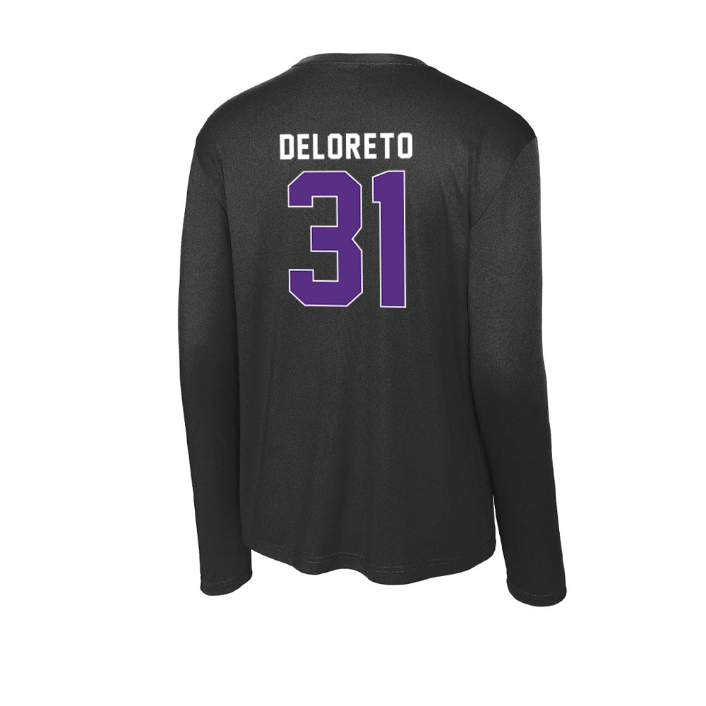Northwestern - NCAA Baseball : Dominic DeLoreto - Activewear Long Sleeve T-Shirt-1