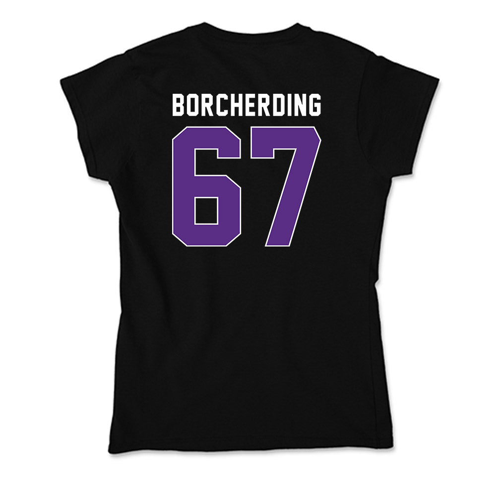Northwestern - NCAA Football : Jace Borcherding - Soft Style Women’s T-Shirt-1