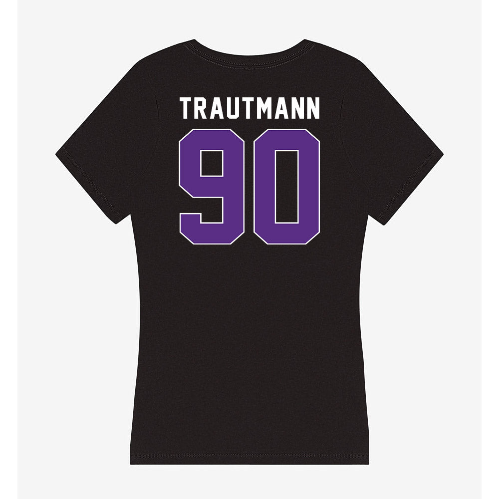 Northwestern - NCAA Football : Jack Trautmann - Women's V-Neck T-Shirt-1