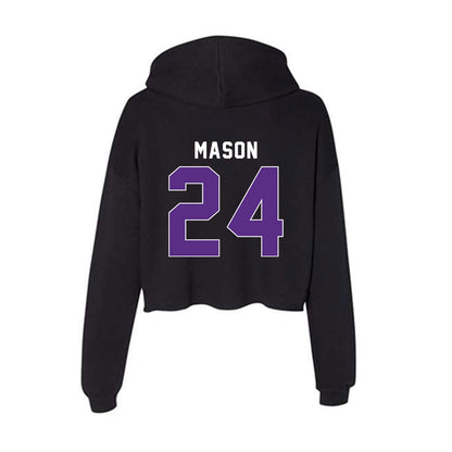 Northwestern - NCAA Softball : Marina Mason - Women's Crop Fleece Hoodie-1