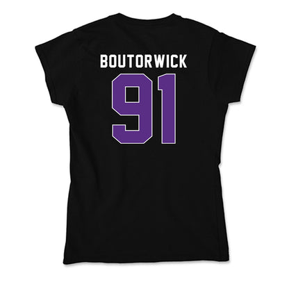 Northwestern - NCAA Football : Evan Boutorwick - Soft Style Women’s T-Shirt-1