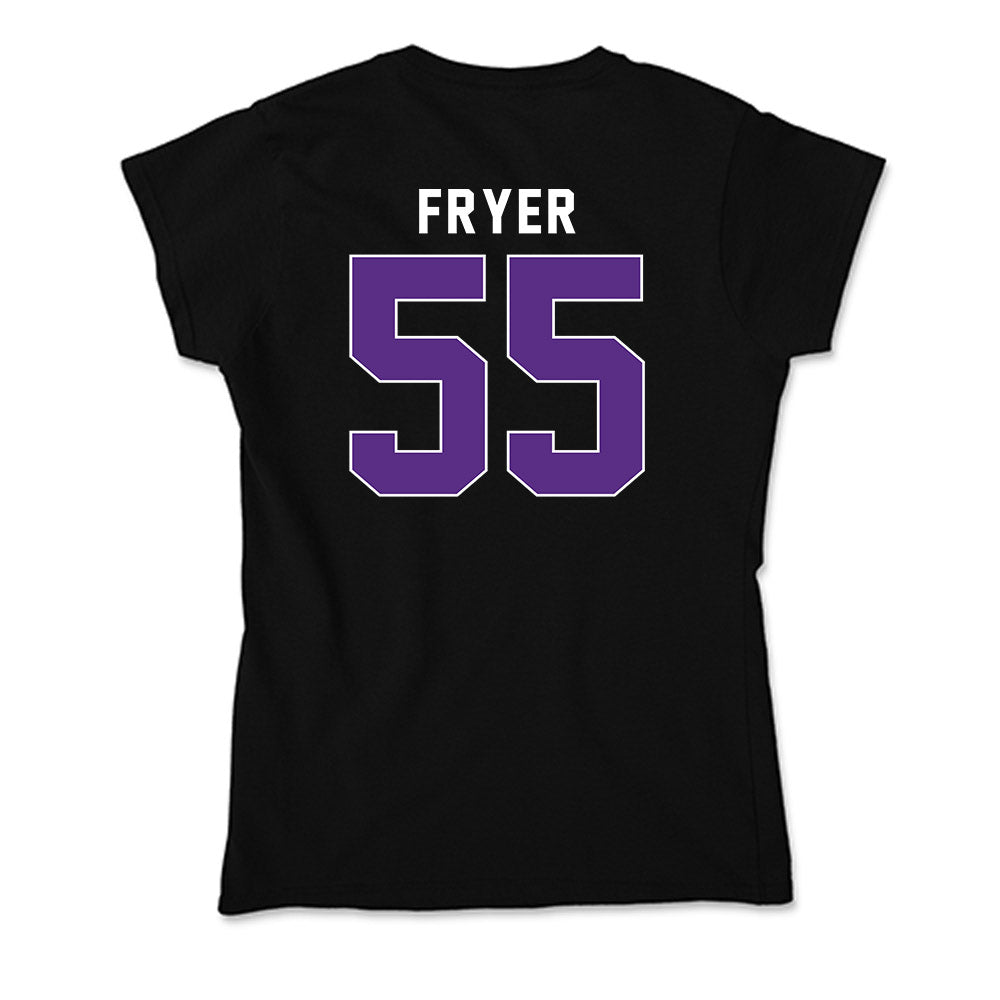 Northwestern - NCAA Baseball : Justin Fryer - Soft Style Women’s T-Shirt-1