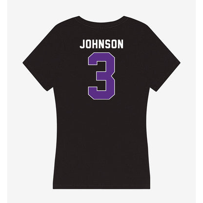Northwestern - NCAA Men's Soccer : Andrew Johnson - Women's V-Neck T-Shirt-1