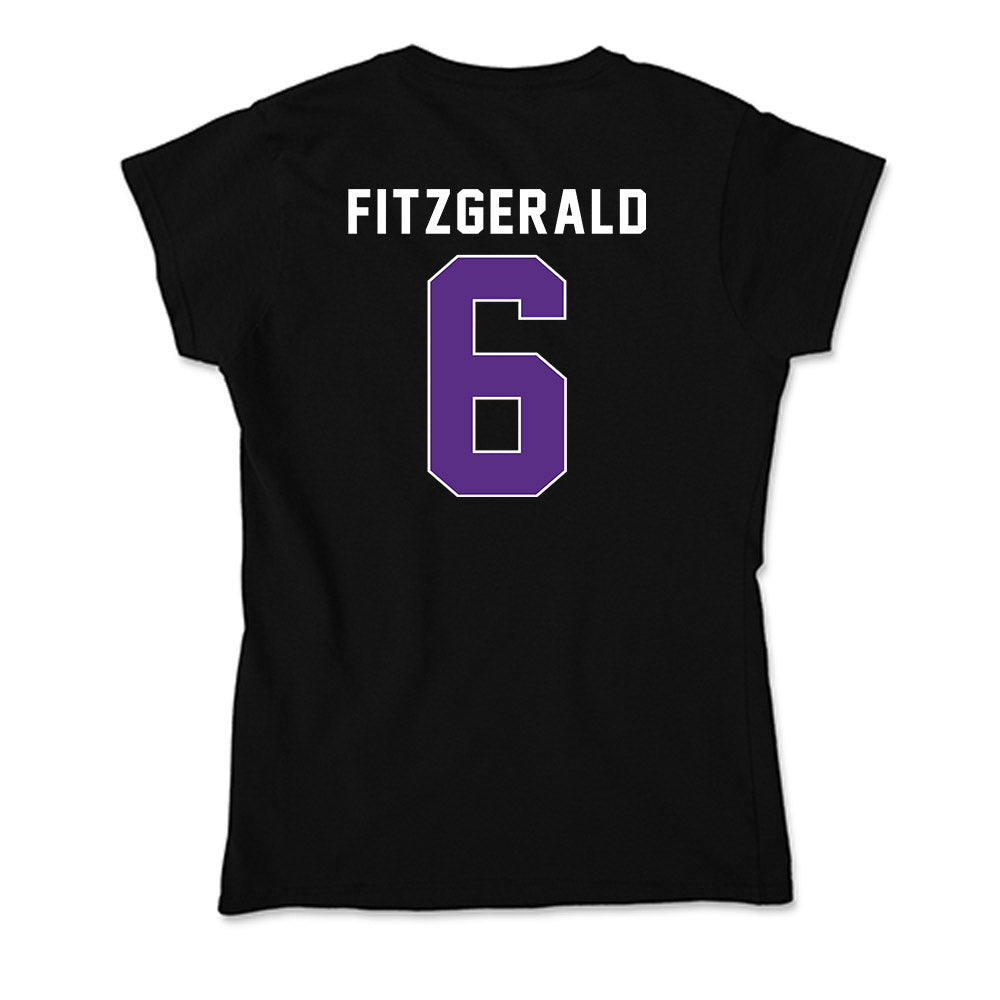 Northwestern - NCAA Football : Robert Fitzgerald - Soft Style Women’s T-Shirt-1