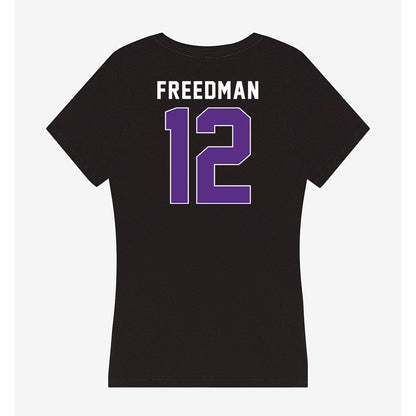 Northwestern - NCAA Women's Field Hockey : Jess Freedman - Women's V-Neck T-Shirt-1