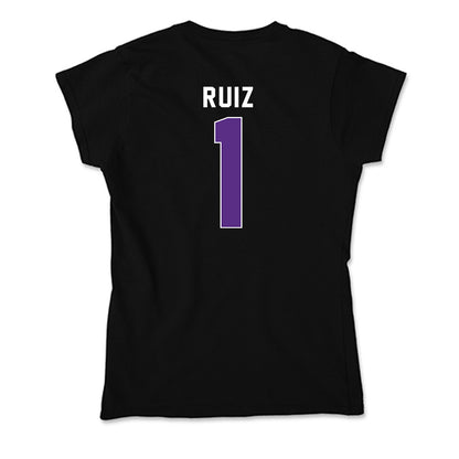 Northwestern - NCAA Baseball : Noah Ruiz - Soft Style Women’s T-Shirt-1