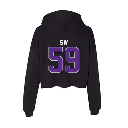 Northwestern - NCAA Football : Glory SW - Women's Crop Fleece Hoodie-1