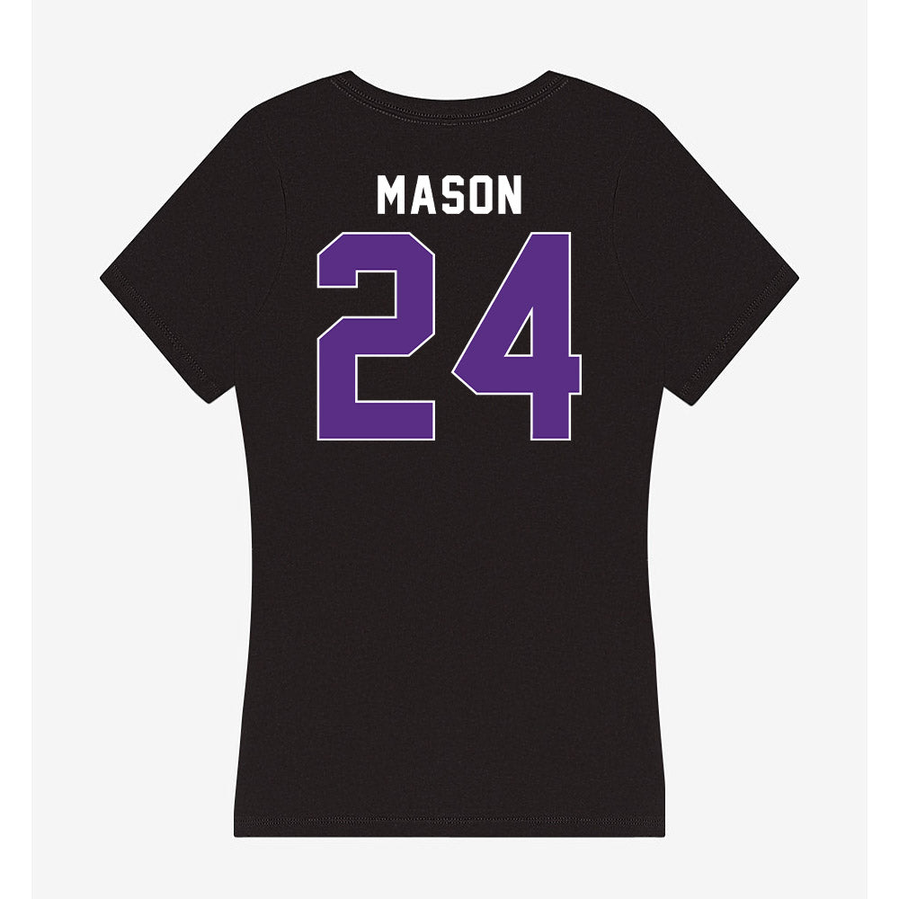 Northwestern - NCAA Softball : Marina Mason - Women's V-Neck T-Shirt-1