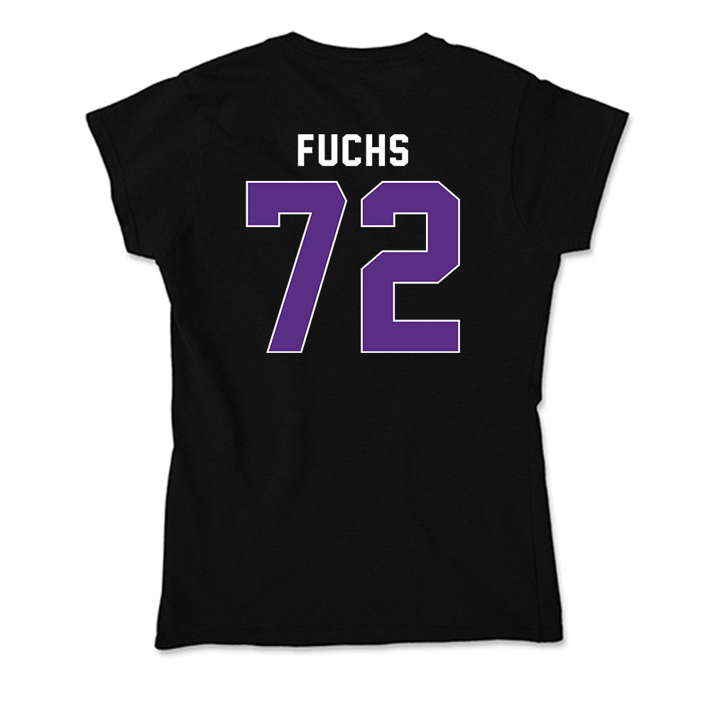 Northwestern - NCAA Football : Jack Fuchs - Soft Style Women’s T-Shirt-1