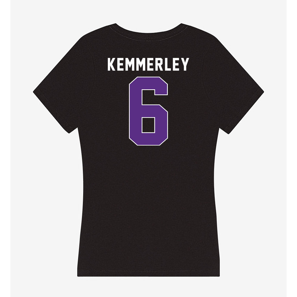 Northwestern - NCAA Women's Soccer : Keira Kemmerley - Women's V-Neck T-Shirt-1
