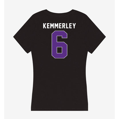 Northwestern - NCAA Women's Soccer : Keira Kemmerley - Women's V-Neck T-Shirt-1