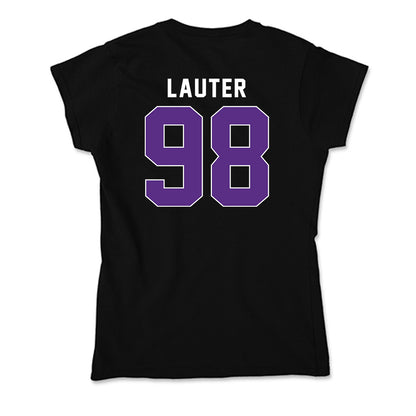 Northwestern - NCAA Football : Landon Lauter - Soft Style Women’s T-Shirt-1