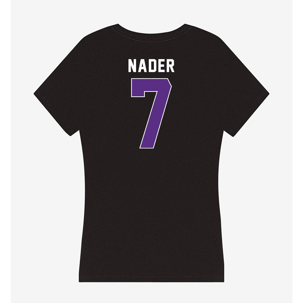 Northwestern - NCAA Softball : Kelsey Nader - Women's V-Neck T-Shirt-1