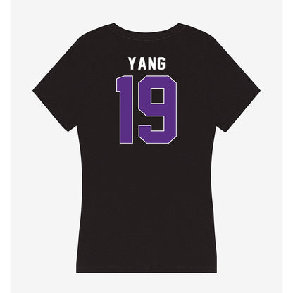 Northwestern - NCAA Baseball : Jake Yang - Women's V-Neck T-Shirt-1