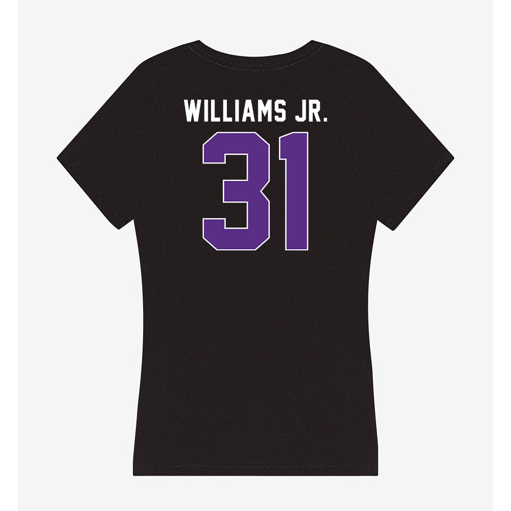 Northwestern - NCAA Football : Tito Williams Jr. - Women's V-Neck T-Shirt-1