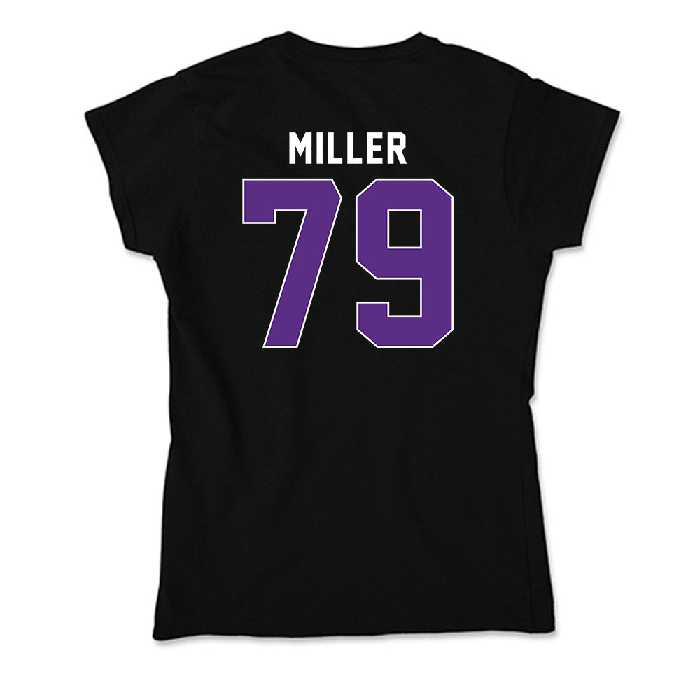 Northwestern - NCAA Football : Jacob Miller - Soft Style Women’s T-Shirt-1