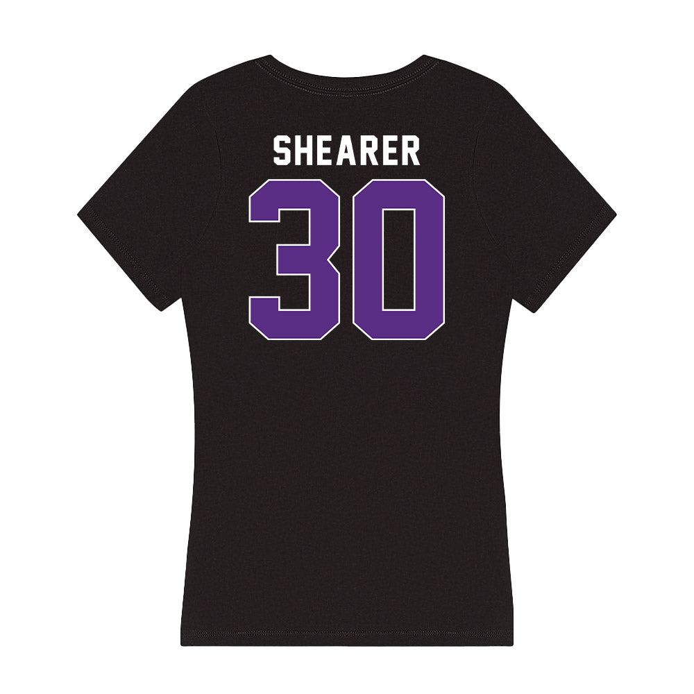 Northwestern - NCAA Baseball : Garrett Shearer - Women's V-Neck T-Shirt-1