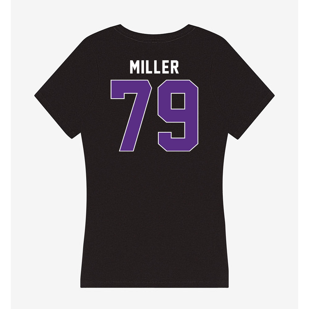 Northwestern - NCAA Football : Jacob Miller - Women's V-Neck T-Shirt-1
