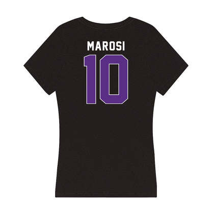Northwestern - NCAA Women's Lacrosse : Claire Marosi - Women's V-Neck T-Shirt-1