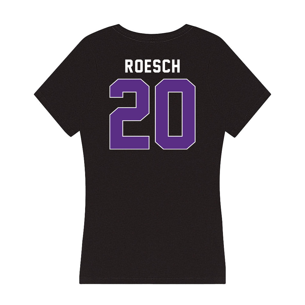Northwestern - NCAA Women's Soccer : Kennedy Roesch - Women's V-Neck T-Shirt-1