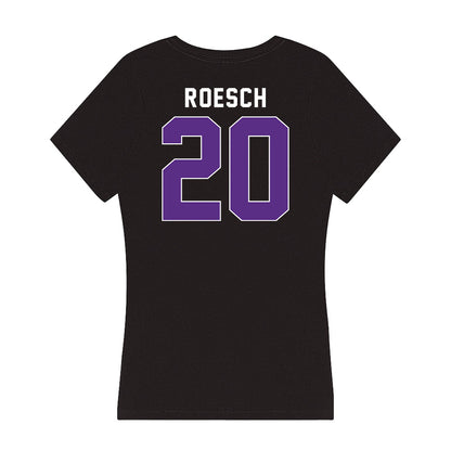 Northwestern - NCAA Women's Soccer : Kennedy Roesch - Women's V-Neck T-Shirt-1