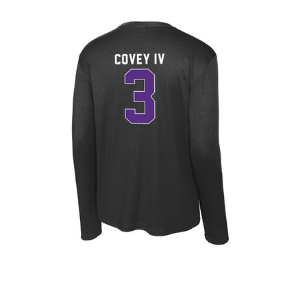 Northwestern - NCAA Football : Frank Covey IV - Activewear Long Sleeve T-Shirt-1