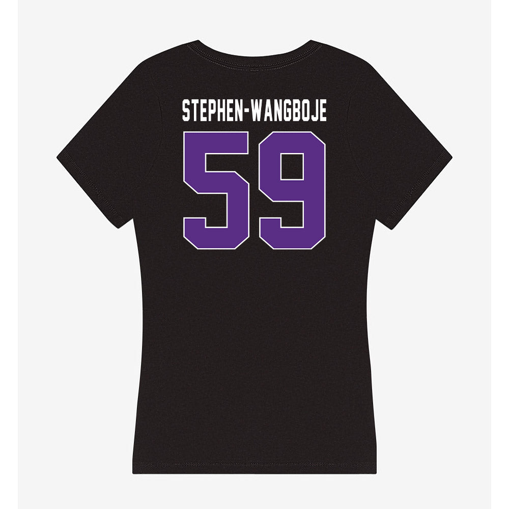 Northwestern - NCAA Football : Glory Stephen-Wangboje - Women's V-Neck T-Shirt-1