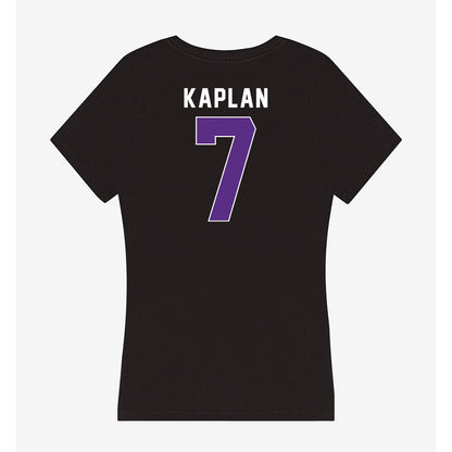 Northwestern - NCAA Baseball : Marty Kaplan - Women's V-Neck T-Shirt-1