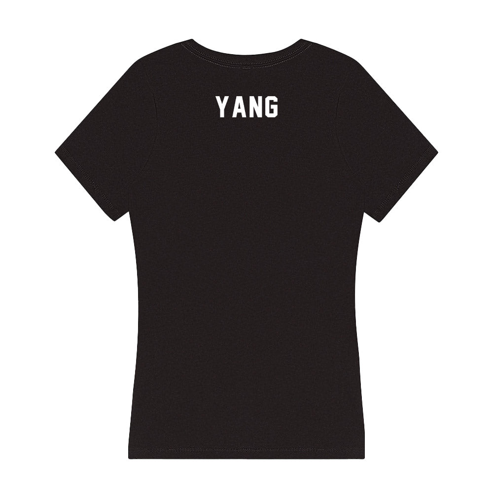 Northwestern - NCAA Men's Tennis : Vincent Yang - Women's V-Neck T-Shirt-1