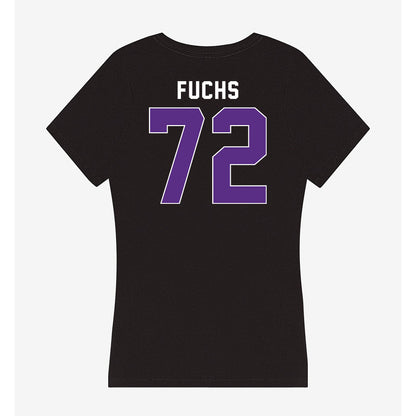 Northwestern - NCAA Football : Jack Fuchs - Women's V-Neck T-Shirt-1