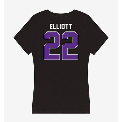 Northwestern - NCAA Women's Soccer : Olivia Elliott - Women's V-Neck T-Shirt-1